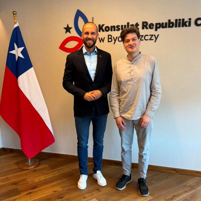 Spotkanie Konsula Honorowego z chilijskim pianistą Tomásem Quevedo Pincetti